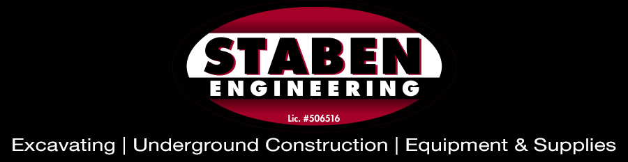 Staben Engineering Excavating | Underground Construction | Equipment & Supplies